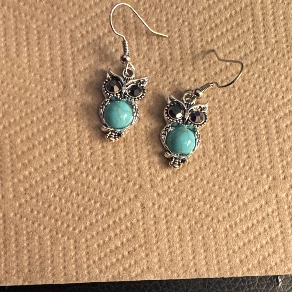 New owl earrings